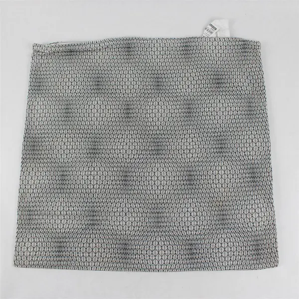 Ikea Nattljus White/Black Geometric Pattern Decorative Pillowcase/Sham 20" x 20"