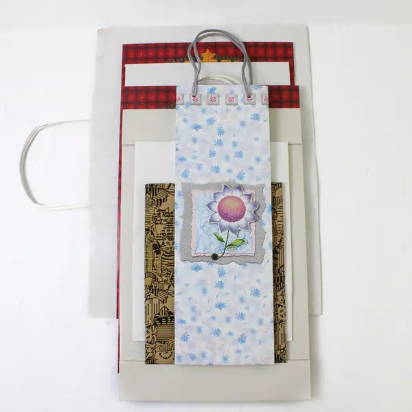 Lot of 6 Assorted Gift Bags & Boxes Birthday Holiday Party Gift Wrap