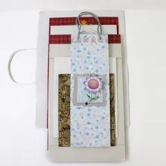 Lot of 6 Assorted Gift Bags & Boxes Birthday Holiday Party Gift Wrap