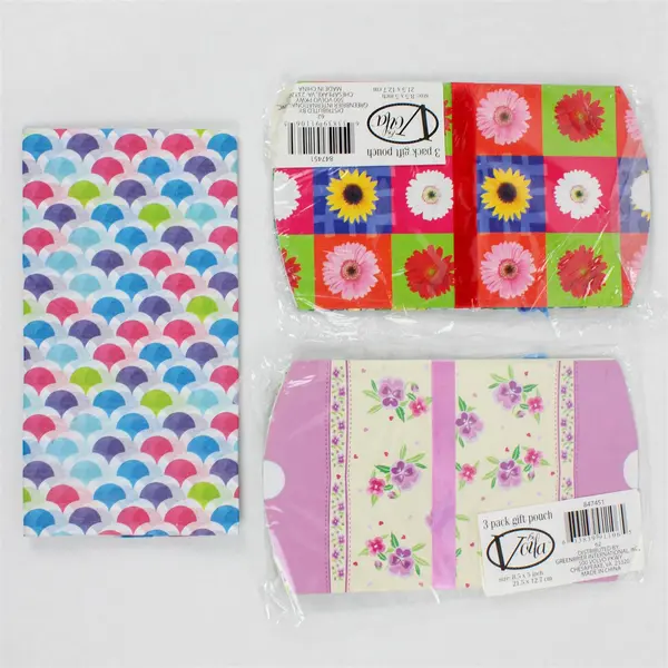 Lot of 6 Assorted Gift Bags & Boxes Tissue Paper Birthday Holiday Party