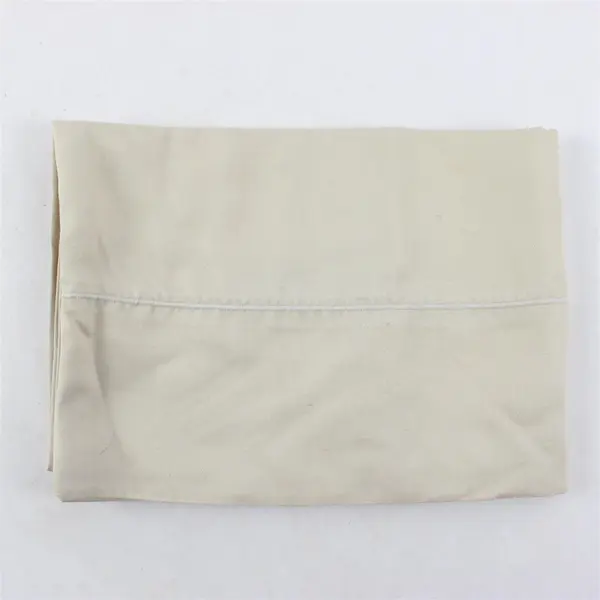 Lot Of 2 NMK Textile Mills Matching Beige Standard/Queen Pillowcases 20.5" x 28"