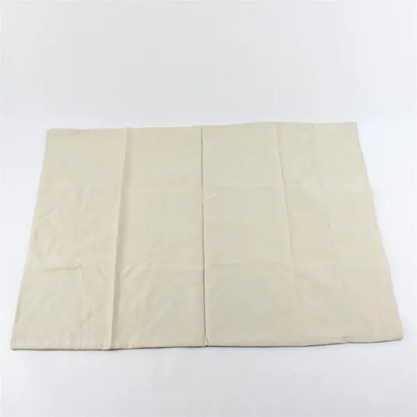 Lot Of 2 NMK Textile Mills Matching Beige Standard/Queen Pillowcases 20.5" x 28"