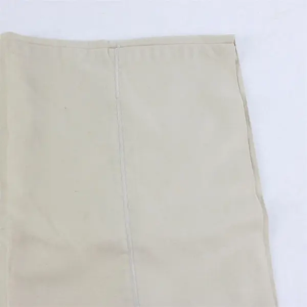 Lot Of 2 NMK Textile Mills Matching Beige Standard/Queen Pillowcases 20.5" x 28"