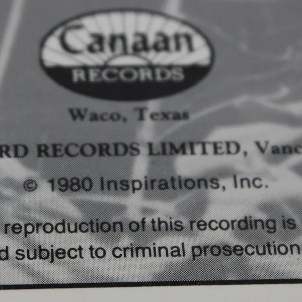 The Inspirations - Sing Me A Gospel Song 12" Vinyl Record 