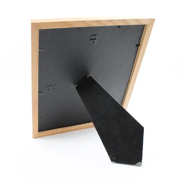 Wooden 8x10 Picture Frame Classic Wood Finish Glass Backing - Used