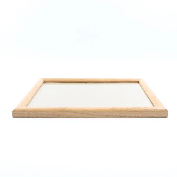 Wooden 8x10 Picture Frame Classic Wood Finish Glass Backing - Used