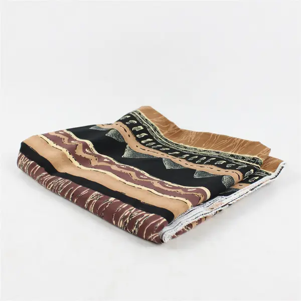 PMI Division Of Print Maker International Brown/Black Fabric #5875 (45" x 92")