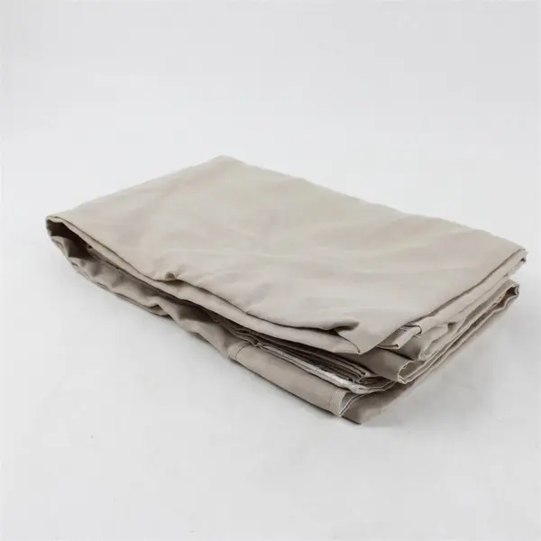 Lot Of 2 IKEA Matching 1504 Solid Beige Color Window Curtain 57" x 98.5"