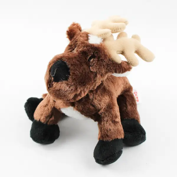 Ganz Reindeer HM137 Plush 8in Dark Chocolate Stuffed Animal NO WEBKINZ CODE