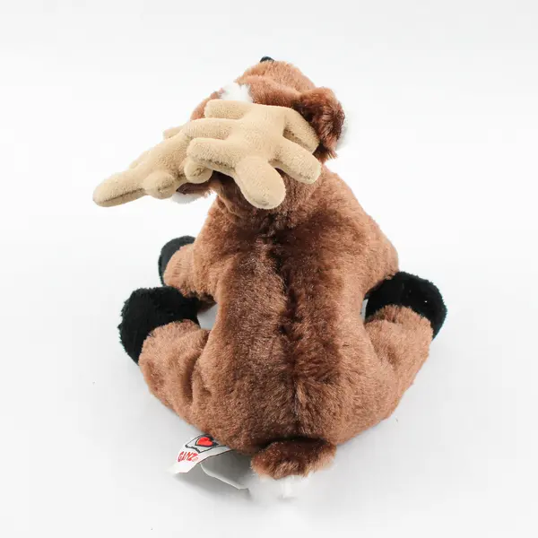 Ganz Reindeer HM137 Plush 8in Dark Chocolate Stuffed Animal NO WEBKINZ CODE