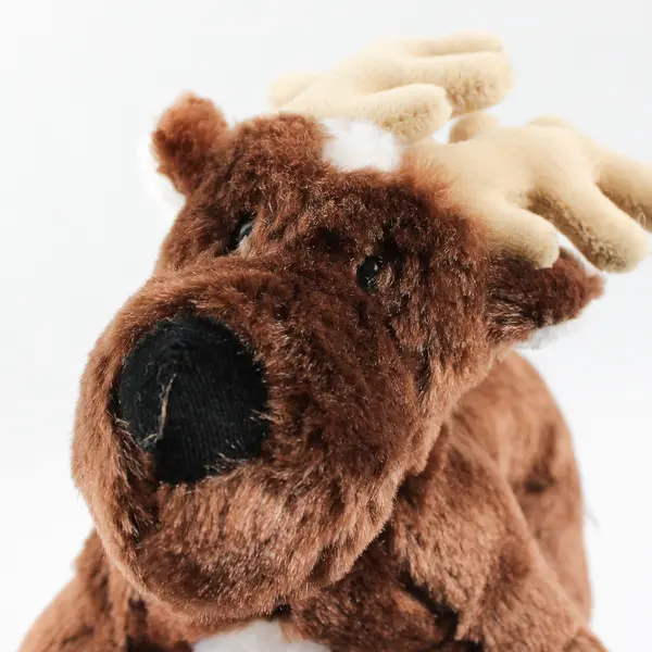 Ganz Reindeer HM137 Plush 8in Dark Chocolate Stuffed Animal NO WEBKINZ CODE