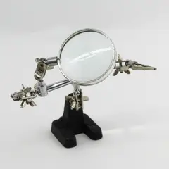Helping Hand Tool with Magnifying Glass Hobby Model Jewelry Making Repairs