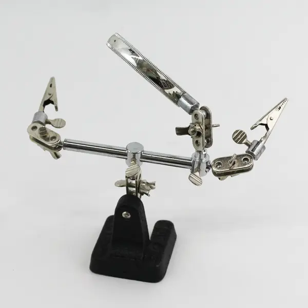 Helping Hand Tool with Magnifying Glass Hobby Model Jewelry Making Repairs
