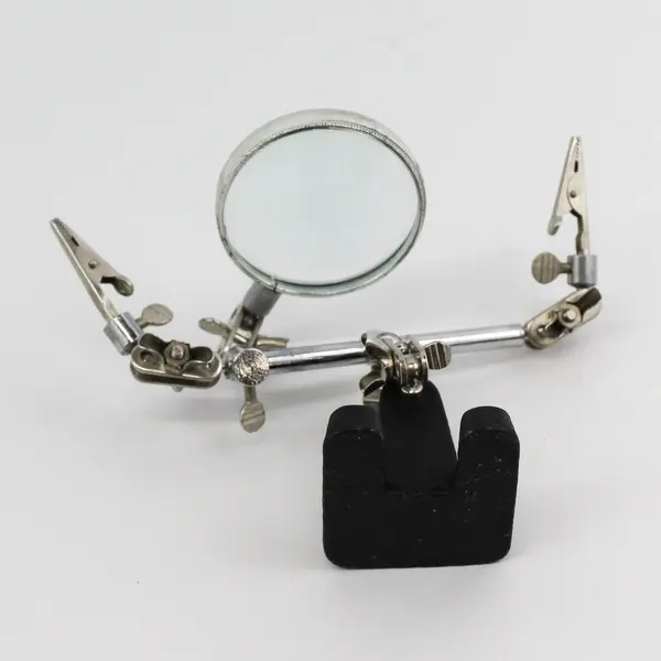 Helping Hand Tool with Magnifying Glass Hobby Model Jewelry Making Repairs