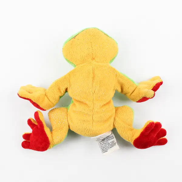 Ganz Lil Kinz HS109 Green Gold Tree Frog Plush 6 in Webkinz