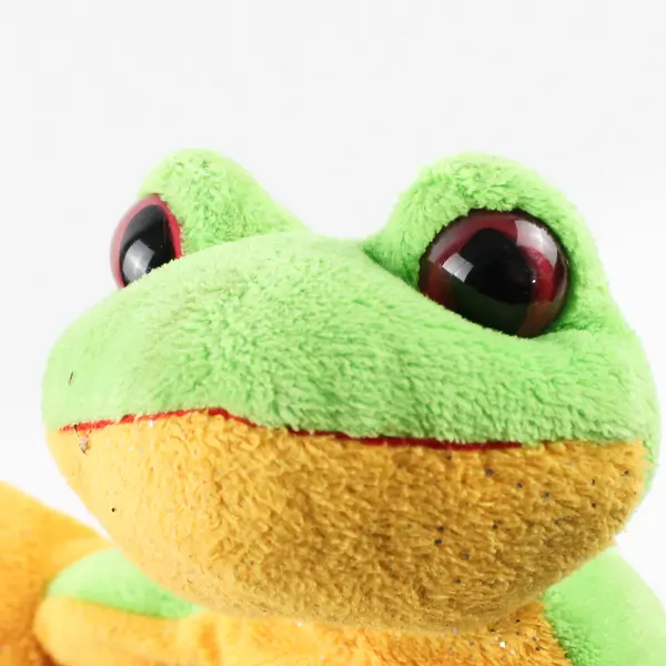 Ganz Lil Kinz HS109 Green Gold Tree Frog Plush 6 in Webkinz