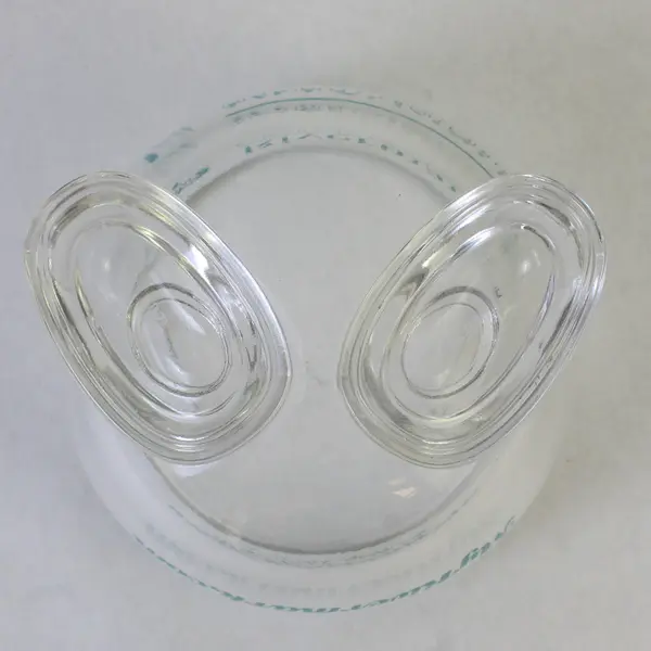 Rivermark Credit Union Novelty Glass Bowl With Feet