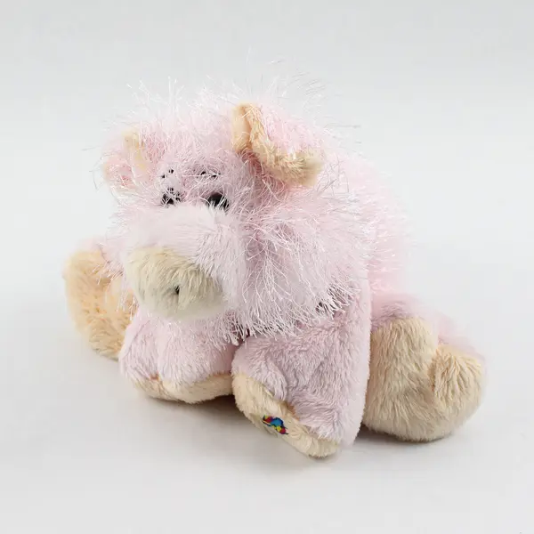 GANZ Retired HM002 Pink Pig Plush 8" Stuffed Animal Collectible