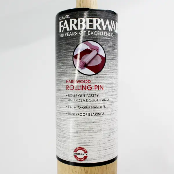 Farberware Classic Hardwood Rolling Pin for Baking
