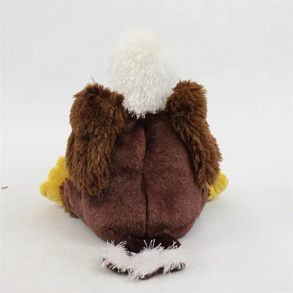 Ganz Webkinz American Bald Eagle Plush 7in Brown Beaded Eyes No Code