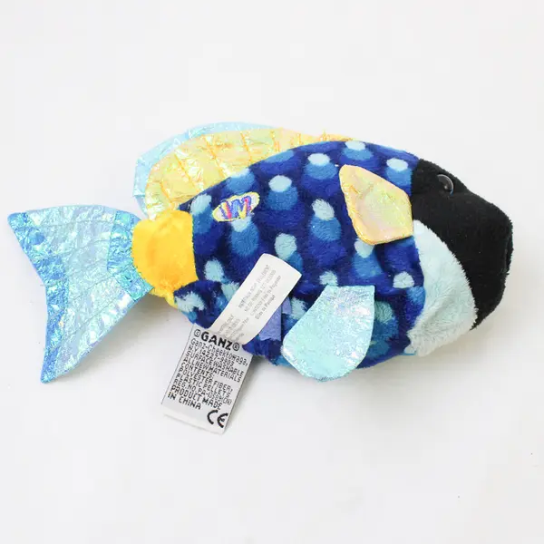 Ganz Lil'Kinz Blue Triggerfish 8" Beanbag Plush Webkinz HS526