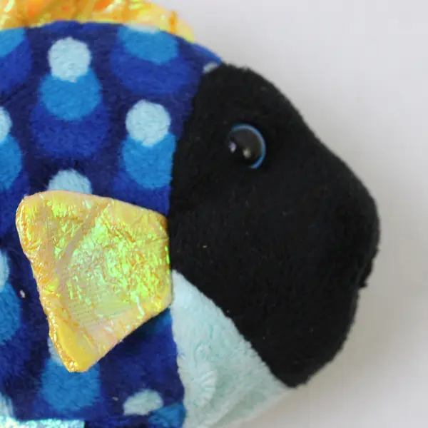 Ganz Lil'Kinz Blue Triggerfish 8" Beanbag Plush Webkinz HS526