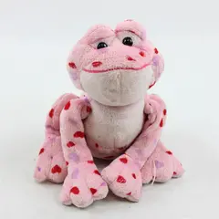 Ganz Webkinz Love Frog HM144 Plush NO CODE Used Stuffed Animal
