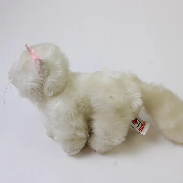 Ganz Webkinz Lil Kinz 8in White Persian Cat Plush HS110 No Code