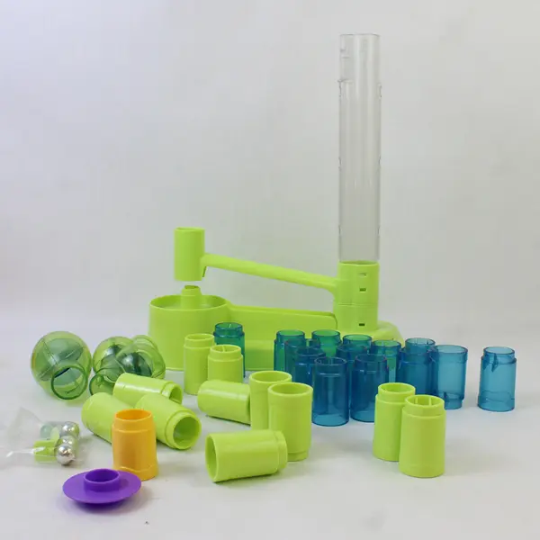 Marble Run Toy Set 38 pcs +4 Marbles Incomplete