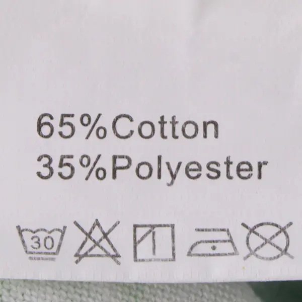 Unbranded White/Green Pattern Short Sleeve T-Shirt Women's Size 2XL