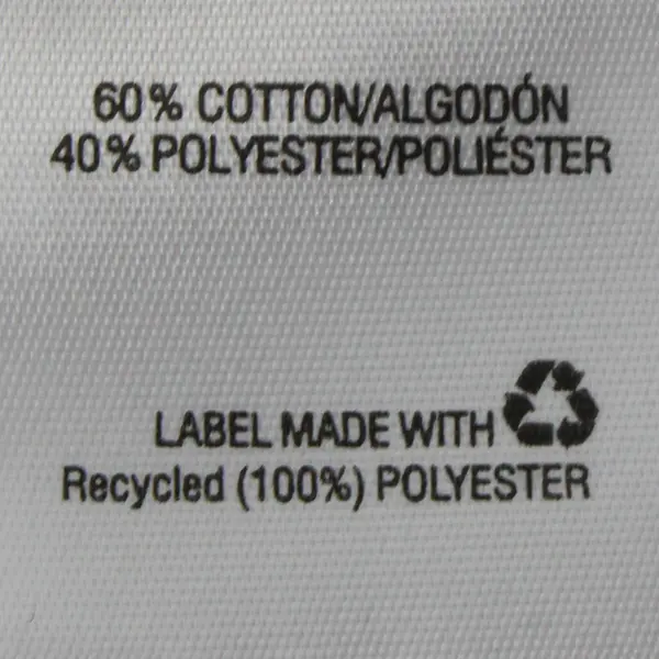 Basic Edition Blue/White Geometric Print Short Sleeve T-Shirt Women's Size L