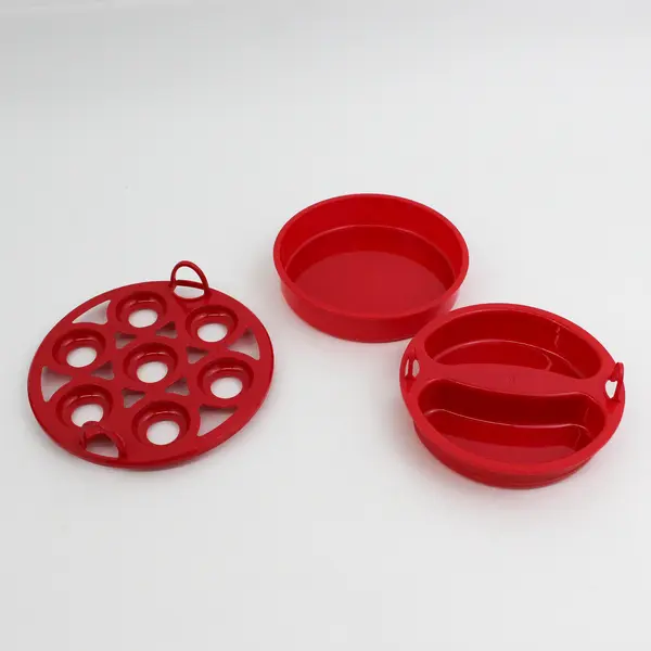 Red Bella 7 Egg Capacity  Egg Cooker Boil Poach Steam