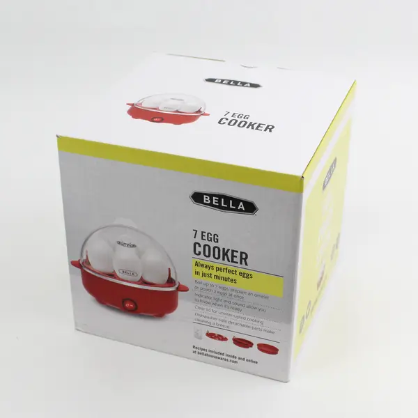 Red Bella 7 Egg Capacity  Egg Cooker Boil Poach Steam