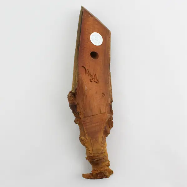 Hand Carved Wood Spirit Of The Woods Sculpture Signed P Wells 13"