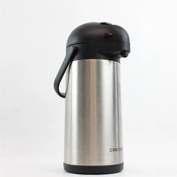 Cresimo Airpot Thermal Carafe 101 oz 3L Lever Action Stainless Steel Thermos