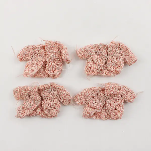 Assorted Small Crocheted Pieces for Sewing Crafts