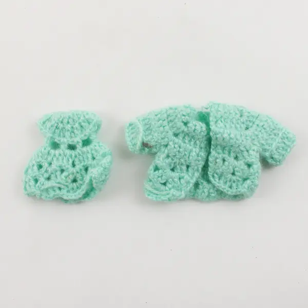 Assorted Small Crocheted Pieces for Sewing Crafts