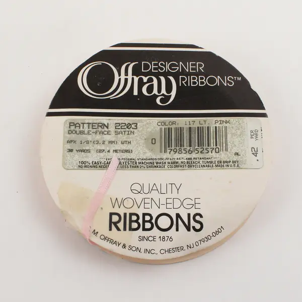 Lot of 3 Pink Tone Craft Ribbon for Sewing Scrapbooking Gift Wrapping