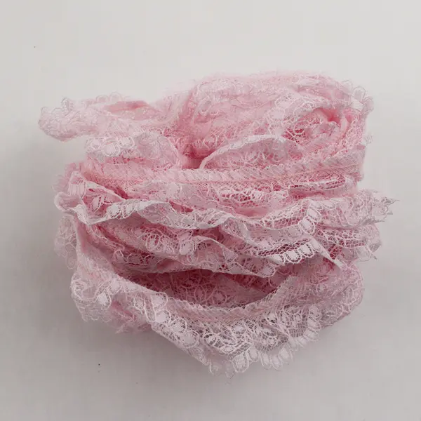 Assorted Pink & White Lace Trims & Motifs for Sewing Crafts