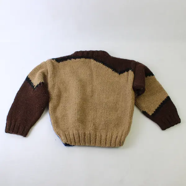 Vintage Handmade Mickey Mouse Pullover Sweater Kids' Size 3Y