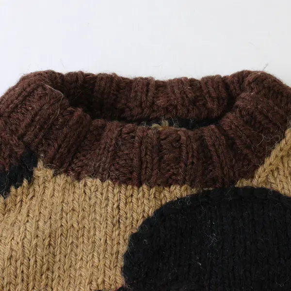 Vintage Handmade Mickey Mouse Pullover Sweater Kids' Size 3Y