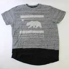 Civil Sektor Gray and Black California Flag T-Shirt Boys' Small