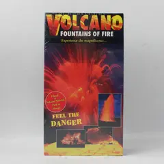 Brand New Volcano Fountains Of Fire Rare VHS 1997 Sealed