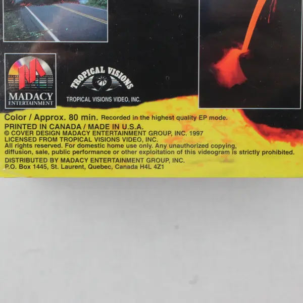 Brand New Volcano Fountains Of Fire Rare VHS 1997 Sealed