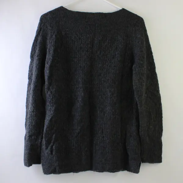 LOFT Petites Charcoal Gray Pullover Sweater Women's Size LP