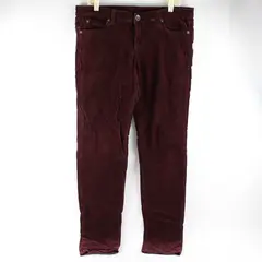 Kut From The Kloth Burgundy Straight Leg Corduroy Pants Size 12