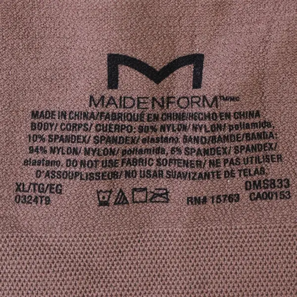 NWT Maidenform Brown Seamless Cami Firm Control Women's Size XL