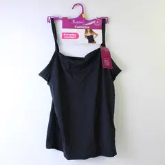 NWT Ilusion Everyday Comfort Black Camisole Women's Large