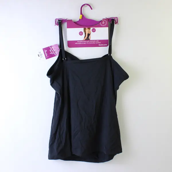 NWT Ilusion Everyday Comfort Black Camisole Women's Large