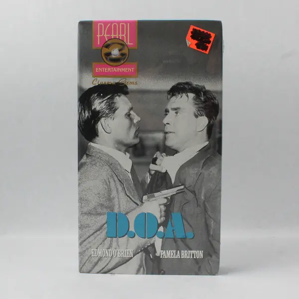 New Sealed D.O.A. VHS, 1949 Edmond O'Brien, Pamela Britton Copyright 1991